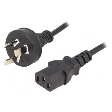 Cablu Alimentare 1.8m IEC C13 PVC | Electronic-mag.ro | Componente Electronice