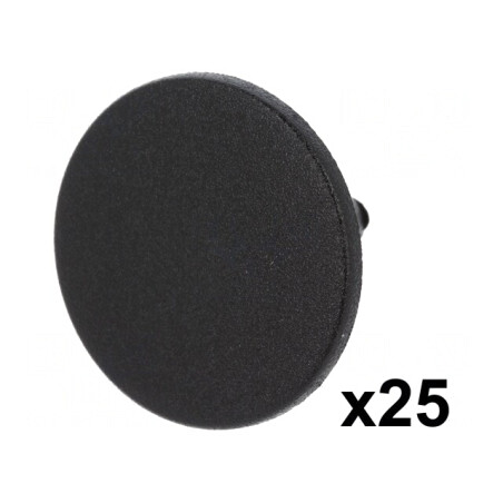 Clipsuri tapițerie negre 25buc Fiat Lancia | Electronic-mag.ro | Componente Electronice