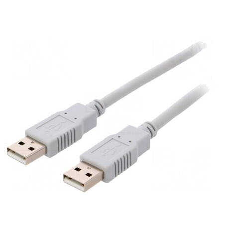 Cablu USB 2.0 A-A 5m Gri | Electronic-mag.ro | Componente Electronice