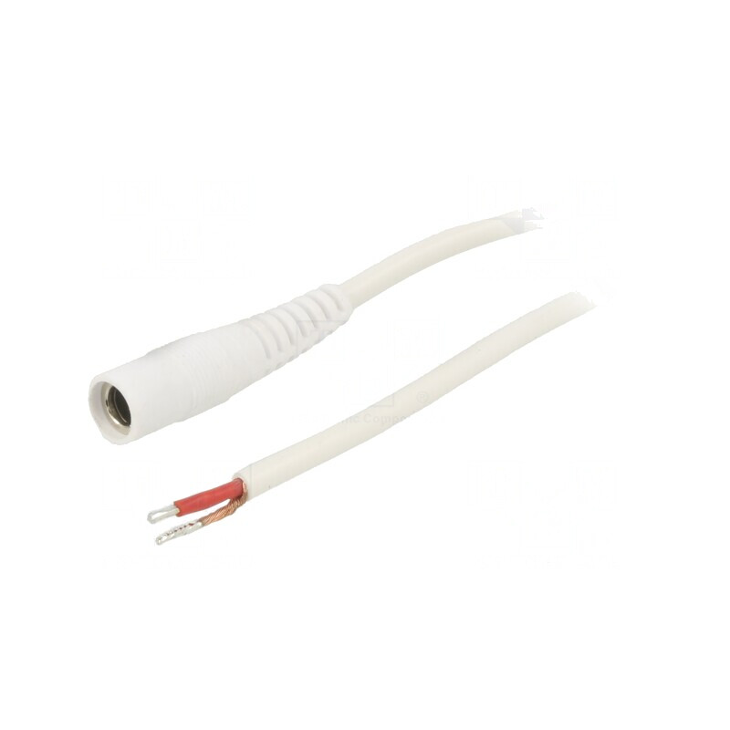 Cablu Alimentare DC 5,5/2,1mm Alb 1,5m | Electronic-mag.ro | Componente Electronice Cablu Alimentare DC 5,5/2,1mm Alb 1,5m | Electronic-mag.ro | Componente Electronice