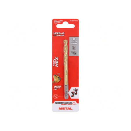Burghiu Metal Ø 6,8mm Oțel Rapid HSS-G | Electronic-mag.ro | Componente Electronice