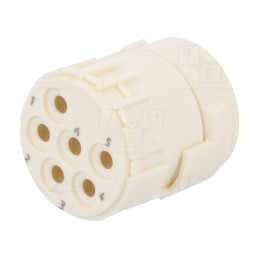 Conector M23 6-PIN Mamă Crimpat 300V | Electronic-mag.ro | Componente Electronice