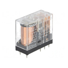 Releu Electromagnetic DPDT 110VDC 5A | Electronic-mag.ro | Componente Electronice