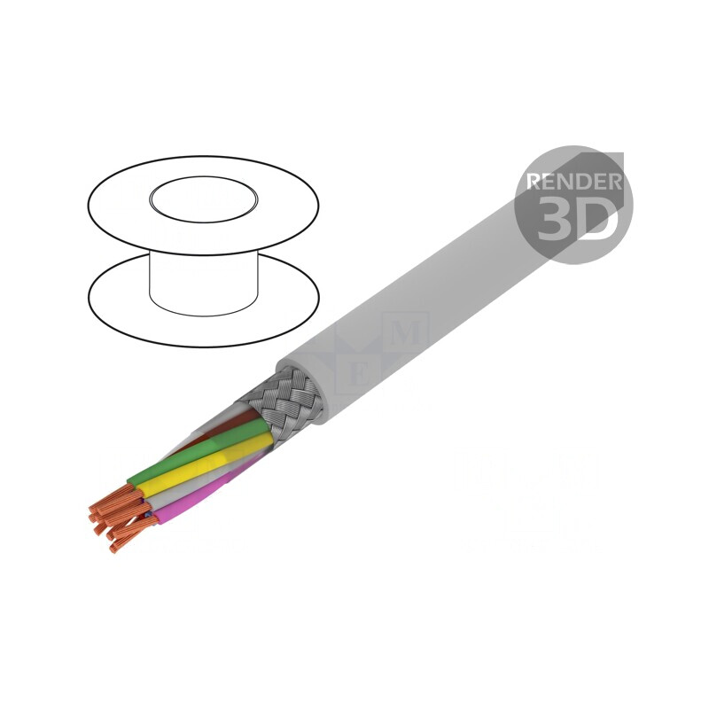 Cablu Ecranat BiT LiYCY 7x1,5mm2 Cupru | Electronic-mag.ro | Componente Electronice