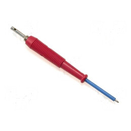 Terminal de Măsurare 1A Roșu 2mm Nichelat | Electronic-mag.ro | Componente Electronice