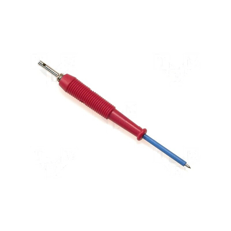 Terminal de Măsurare 1A Roșu 2mm Nichelat | Electronic-mag.ro | Componente Electronice