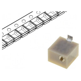 Potentiometru Multitura 10kΩ 250mW SMD Montare Verticală | Electronic-mag.ro | Componente Electronice