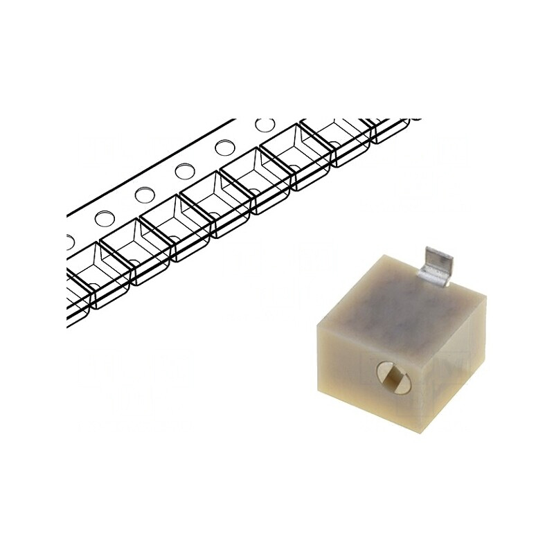 Potentiometru Multitura 10kΩ 250mW SMD Montare Verticală | Electronic-mag.ro | Componente Electronice