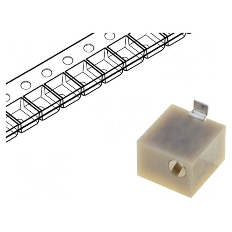Potentiometru Multitura 10kΩ 250mW SMD Montare Verticală | Electronic-mag.ro | Componente Electronice
