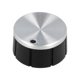 Buton rotativ aluminiu termoplast 6mm | Electronic-mag.ro | Componente Electronice