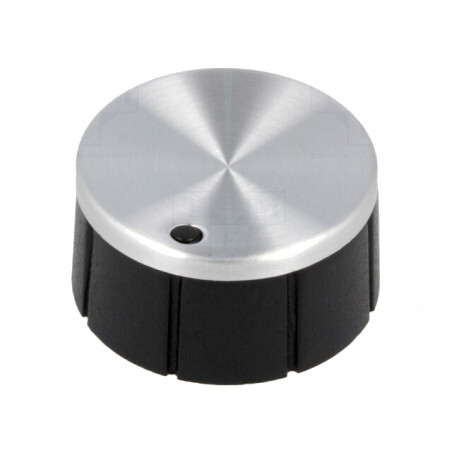 Buton rotativ aluminiu termoplast 6mm | Electronic-mag.ro | Componente Electronice