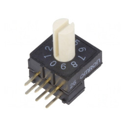Întrerupător Codificare DEC/BCD Poz 10 THT 100MΩ | Electronic-mag.ro | Componente Electronice