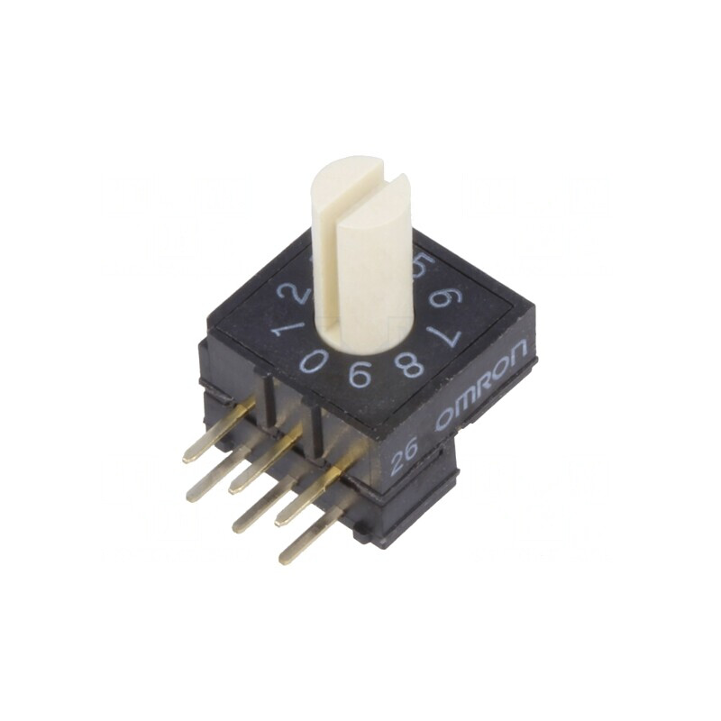 Întrerupător Codificare DEC/BCD Poz 10 THT 100MΩ | Electronic-mag.ro | Componente Electronice