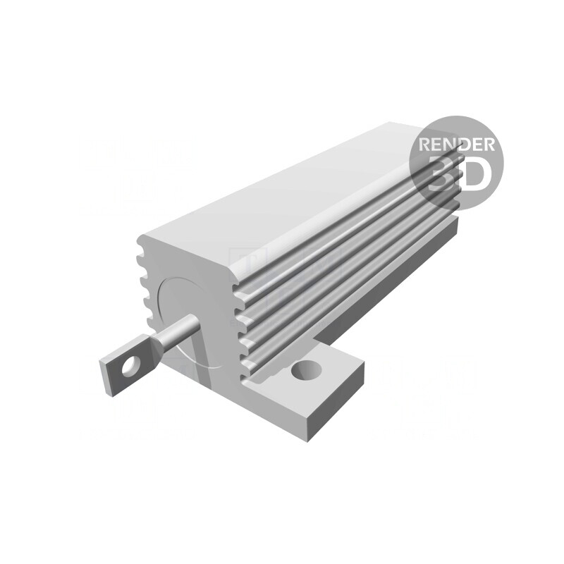 Rezistor Bobinat 2,2kΩ 50W Cu Radiator | Electronic-mag.ro | Componente Electronice