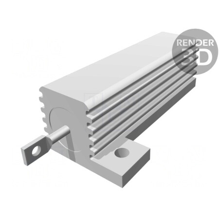 Rezistor Bobinat 2,2kΩ 50W Cu Radiator | Electronic-mag.ro | Componente Electronice