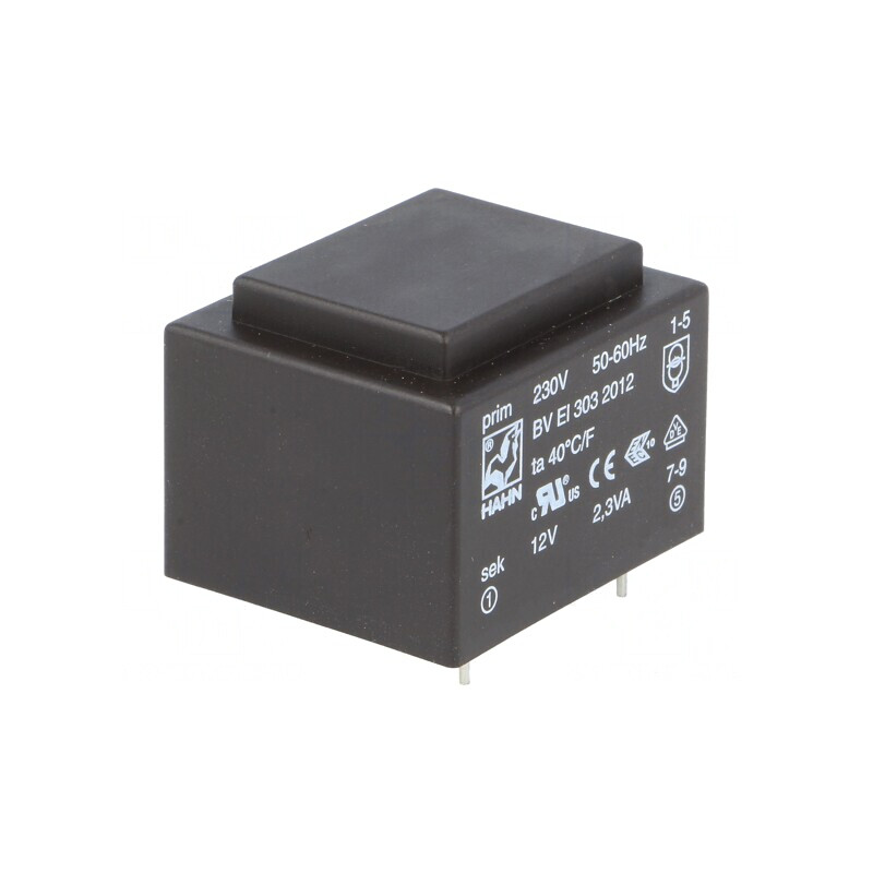 Transformator încapsulat 12V 191mA PCB | Electronic-mag.ro | Componente Electronice Transformator încapsulat 12V 191mA PCB | Electronic-mag.ro | Componente Electronice