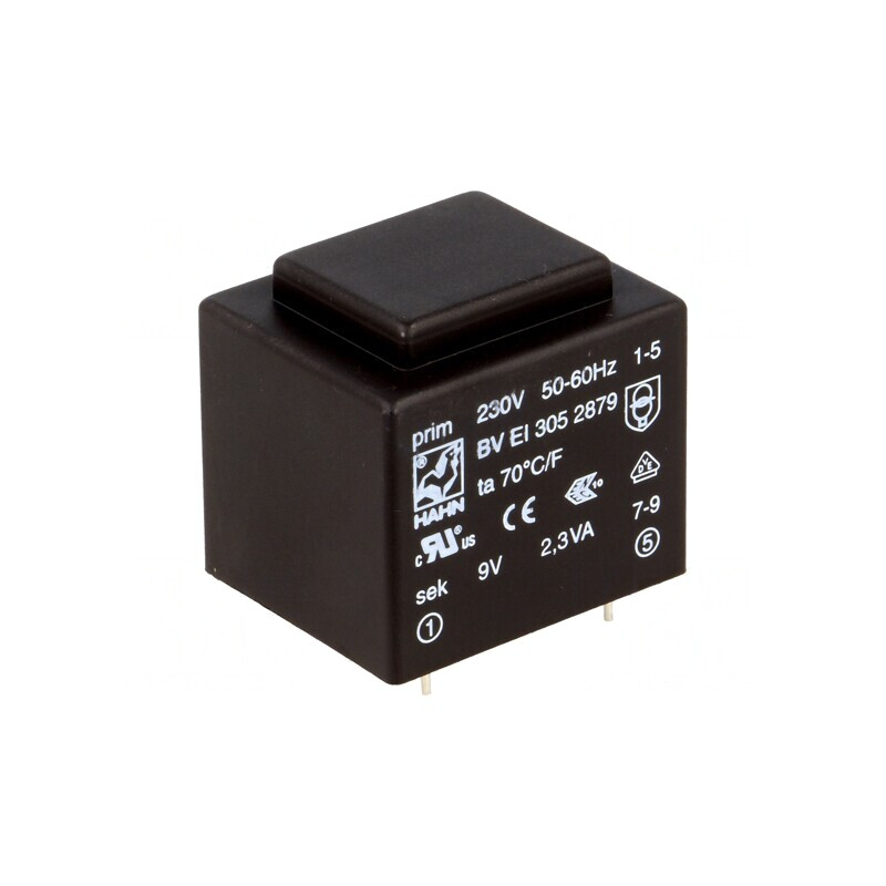 Transformator încapsulat 2,3VA 230V 9V PCB BVEI | Electronic-mag.ro | Componente Electronice Transformator încapsulat 2,3VA 230V 9V PCB BVEI | Electronic-mag.ro | Componente Electronice