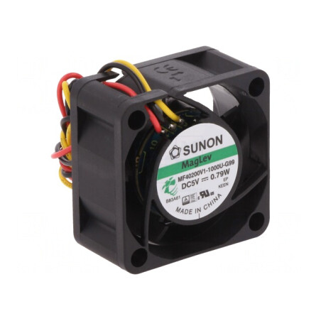 Ventilator axial 5VDC 40x40x20mm 15,04m3/h 25,5dBA | Electronic-mag.ro | Componente Electronice