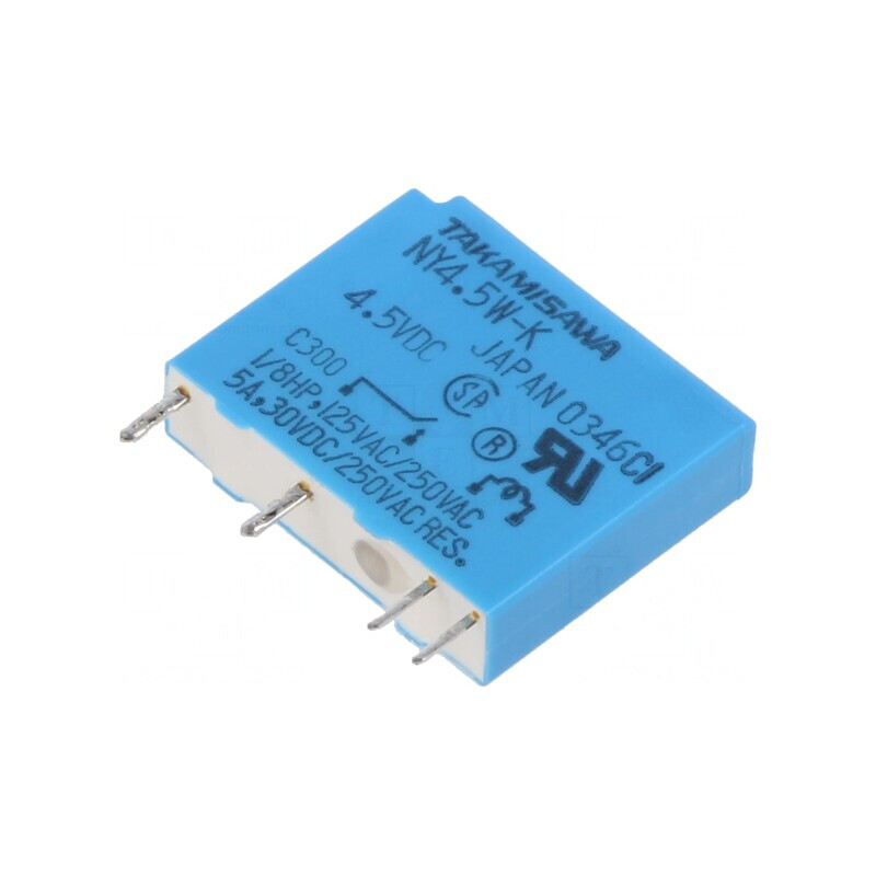 Releu Electromagnetic SPST-NO 4.5VDC 5A 250VAC | Electronic-mag.ro | Componente Electronice