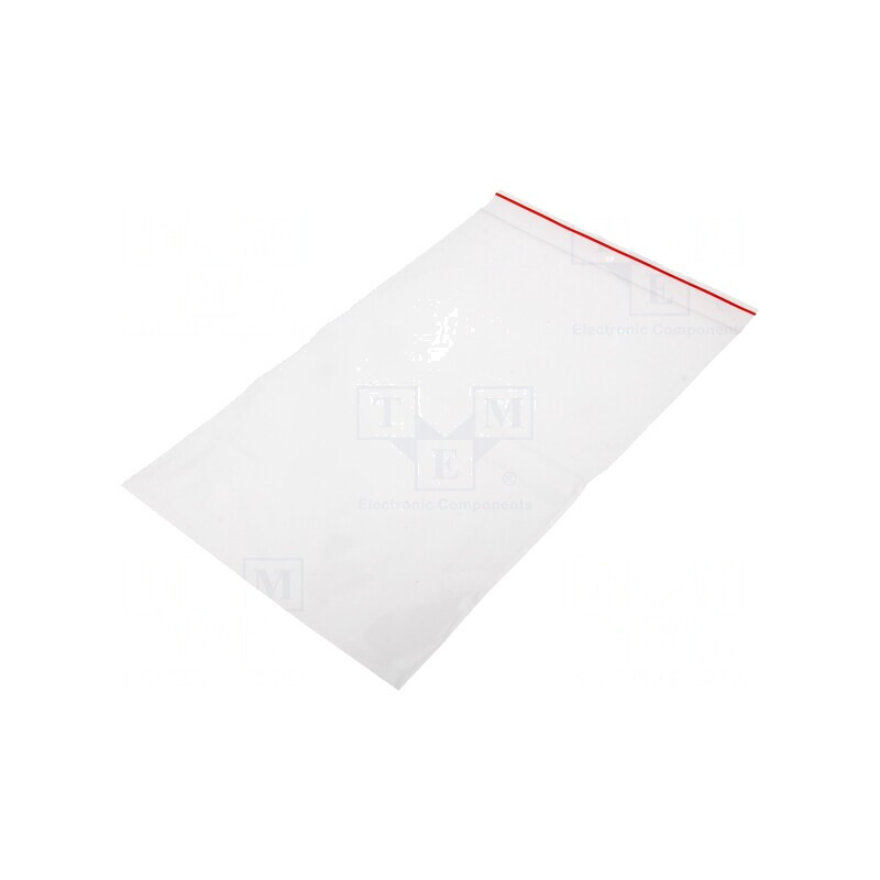 Pungă cu fermoar 250mm x 160mm polietilenă | Electronic-mag.ro | Componente Electronice