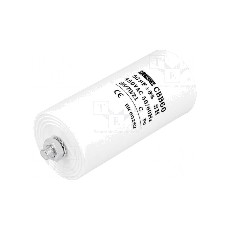 Condensator de Funcționare 50uF 450V pentru Motoare | Electronic-mag.ro | Componente Electronice
