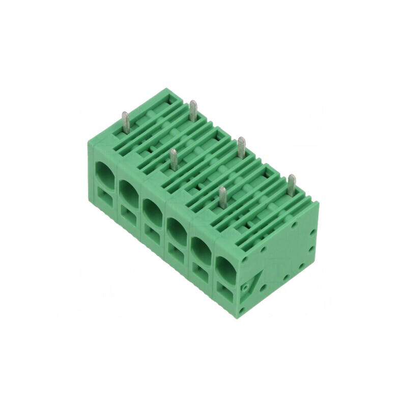 Regletă Conexiuni PCB Unghi 90° 7,5mm 6 Piste 40A | Electronic-mag.ro | Componente Electronice Regletă Conexiuni PCB Unghi 90° 7,5mm 6 Piste 40A | Electronic-mag.ro | Componente Electronice