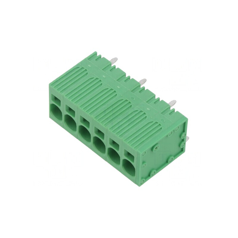 Regletă de Conexiuni PCB 7,5mm 6 Piste | Electronic-mag.ro | Componente Electronice