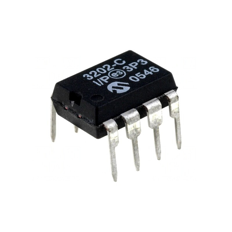 Convertor A/D 12bit 2-Canale DIP8 100ksps 2,7-5,5V | Electronic-mag.ro | Componente Electronice