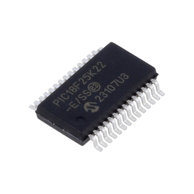 Microcontroler PIC18 64MHz 2,3-5,5V SMD SSOP28 | Electronic-mag.ro | Componente Electronice