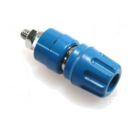 Soclu Banană 4mm Albastru 35A 60V | Electronic-mag.ro | Componente Electronice