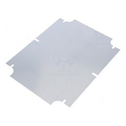 Placă de montare oțel 171x219x1,5mm | Electronic-mag.ro | Componente Electronice