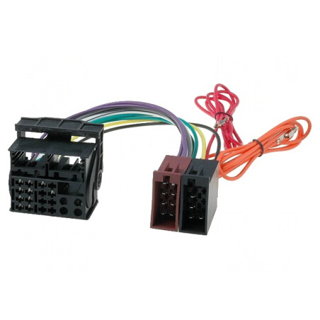 Conector Radio ISO Quadlock Audi Seat VW Škoda 16 PIN | Electronic-mag.ro | Componente Electronice
