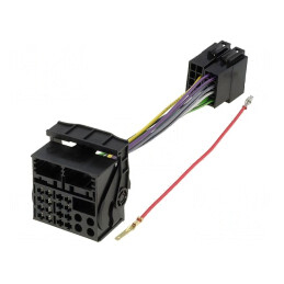 Conector Radio ISO Quadlock Mercedes 16 Pin