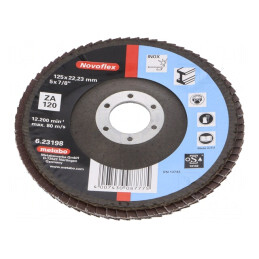 Disc de șlefuit cu lambouri 125mm 22,23mm | Electronic-mag.ro | Componente Electronice