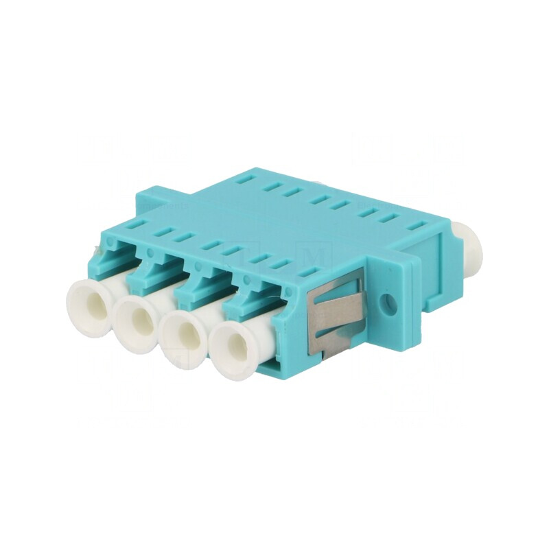 Conector Fibră Optică Soclu Cuplă Quad Multimodal Drept | Electronic-mag.ro | Componente Electronice