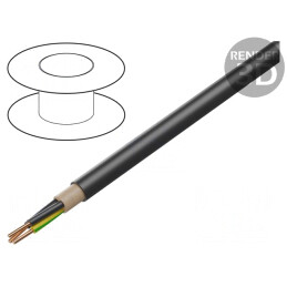 Cablu Electric NYY 3G4mm2 PVC Negru 1kV | Electronic-mag.ro | Componente Electronice