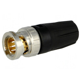 Mufă BNC Tată Ecranat 75Ω RG59 Crimpabilă | Electronic-mag.ro | Componente Electronice