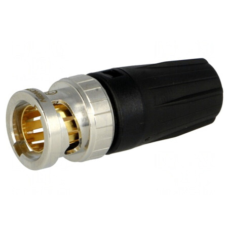 Mufă BNC Tată Ecranat 75Ω RG59 Crimpabilă | Electronic-mag.ro | Componente Electronice