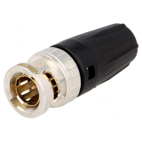 Mufă BNC Tată Ecranat cu Manșon 75Ω | Electronic-mag.ro | Componente Electronice