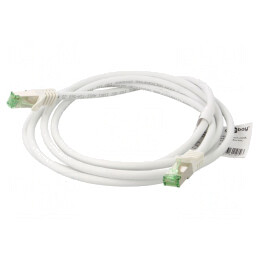 Patch cord alb Cat 8.1 1m LSZH | Electronic-mag.ro | Componente Electronice