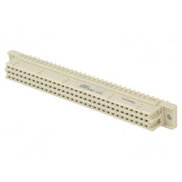 Soclu DIN 41612 tip C mamă 64 pini THT aurit 3A | Electronic-mag.ro | Componente Electronice