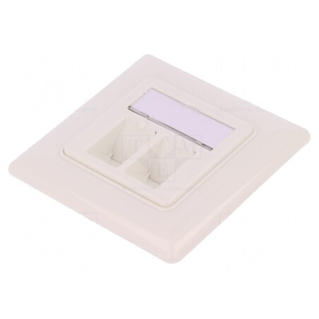 Soclu Keystone alb în perete | Electronic-mag.ro | Componente Electronice