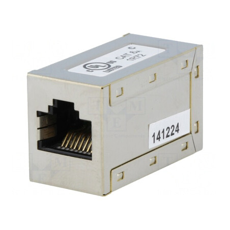 Adaptor Cat 6a Ecranat 8P8C | Electronic-mag.ro | Componente Electronice