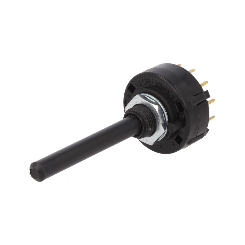 Comutator Rotativ 6 Pozitii 2 Secțiuni 0.15A 250VDC | Electronic-mag.ro | Componente Electronice