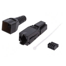 Mufă RJ45 Cat 6a neecranat 8P8C | Electronic-mag.ro | Componente Electronice