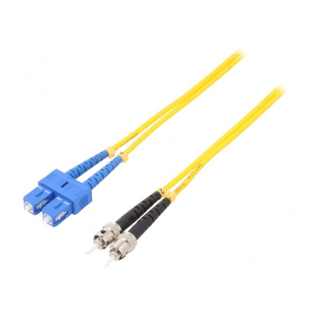 Patch cord fibră optică SC/UPC-ST/UPC 3m 9/125um | Electronic-mag.ro | Componente Electronice