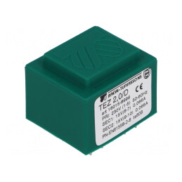 Transformator Încapsulat 2VA 230VAC 15V 66.6mA | Electronic-mag.ro | Componente Electronice