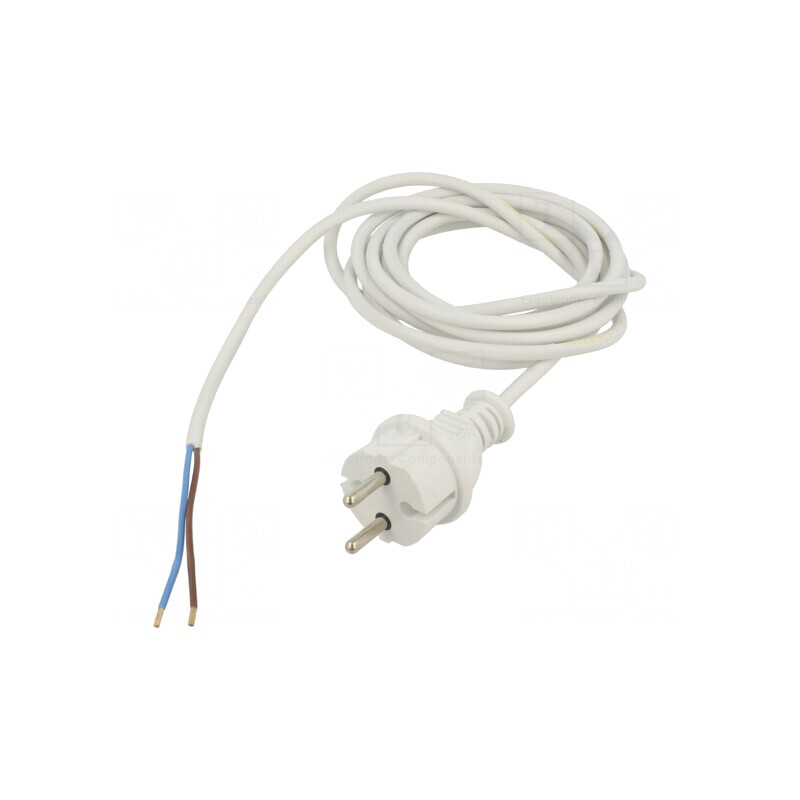Cablu Alimentare Alb 3m 16A 250V | Electronic-mag.ro | Componente Electronice Cablu Alimentare Alb 3m 16A 250V | Electronic-mag.ro | Componente Electronice