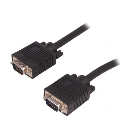 Cablu D-Sub 15pin HD 1.5m Negru | Electronic-mag.ro | Componente Electronice