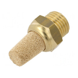 Amortizor de Zgomot Filet G 1/4 Bronz Sinterizat 26dB | Electronic-mag.ro | Componente Electronice